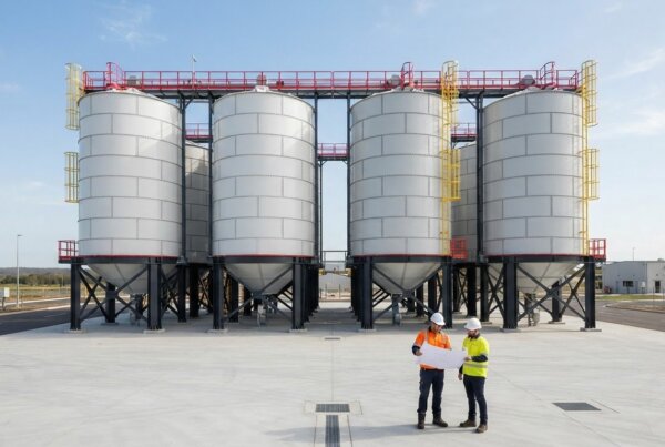 5,000 m³ Cement Silo Engineering for Industrial Storage