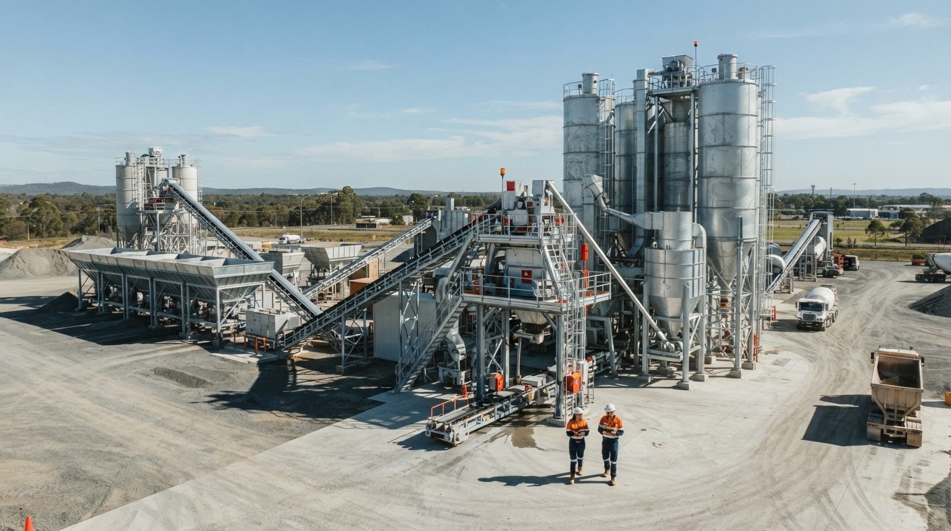 Designing Concrete Batching Plants for Readymix Companies