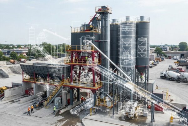 Precise German Concrete Batching Plants